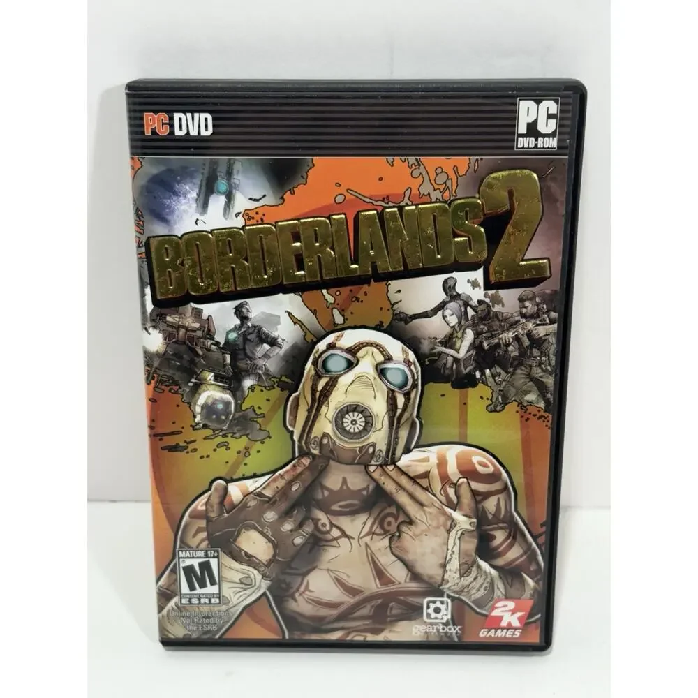 Borderlands 2 Windows PC DVD-ROM‎ Video Game Software 2012 fps 2K games